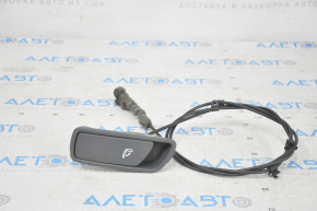 Rear right seat lowering handle Audi Q5 8R 09-17 gray, with cable