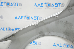 Front right wing Audi Q5 8R 13-17 rest, silver LZ7G, metal, with brackets