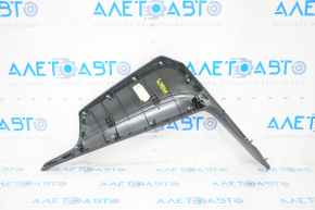 Dashboard cover right Honda Insight 19-22 leather, black