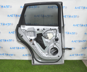 Door assembly rear left Audi Q5 8R 09-17 keyless, silver LZ7G