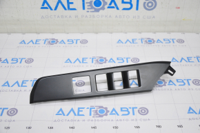 Front left window lift control trim Lexus UX200 UX250h 19- black. scratches