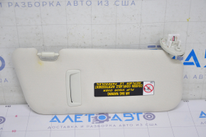 Left visor Lexus UX200 UX250h 19- white, dry-cleanable