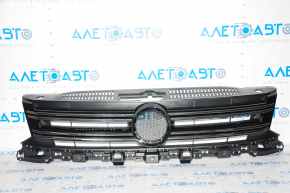 Radiator grill assembly VW Tiguan 12-17 rest without emblem