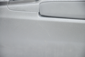 Console center armrest and cup holders Honda Insight 19-22 black, armrest leather, scratches