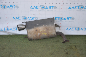 Muffler rear part with barrel Toyota Camry v40 2.4, 2.5, hybrid sawed off studs