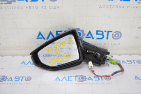 Side mirror left Lexus UX200 UX250h 19-7 pins, turn signal, without memory, with BSM, graphite 1H9