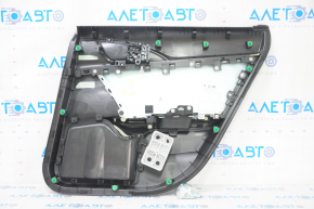 Door trim card rear left Honda Insight 19-22 black, armrest and insert leather