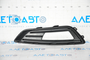 Bumper grille left Ford Focus mk3 15-18 rest for fog lights, type 1, structure
