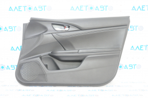 Door trim card front right Honda Insight 19-22 black, armrest and insert leather