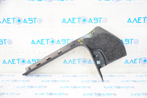 Door sill trim, front, left, inner, Audi A4 B9 17 - black, scratches