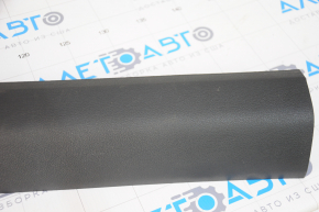 Door sill trim, inner, front, right, Audi A4 B9 17 - black, scratches, broken mount