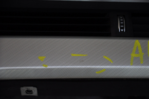 Torpedo front panel with AIRBAG Audi A4 B9 17- black, without projection, with tweeter, scratches