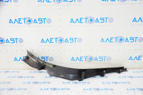 Door sill trim inner rear left Audi A4 B9 17 - black, worn