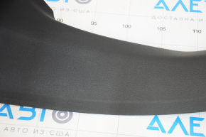 Door sill trim inner rear left Audi A4 B9 17 - black, worn