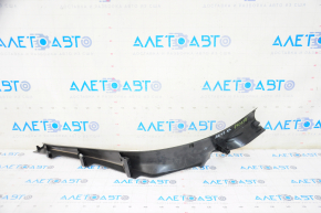 Door sill trim inner rear right Audi A4 B9 17- black, scratches