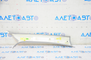 Front pillar trim upper left Audi A4 B9 17- gray, broken guide, for dry cleaning