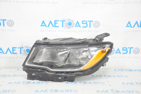 Headlight front left complete Jeep Compass 17-21 halogen, with mount, sand