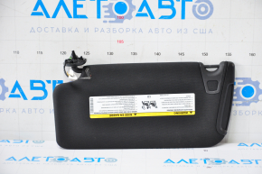 Visor right Dodge Charger 15-23 black, without hook