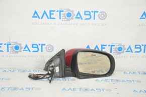 Right side mirror Jeep Compass 17- 3+4 pins, turn signal, heated, red with chrome