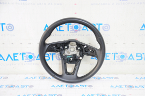 Bare steering wheel Audi A4 B9 17 - leather, black, scratches
