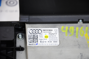 Monitor, display, navigation Audi A4 B9 17- 7" with bracket, scratches
