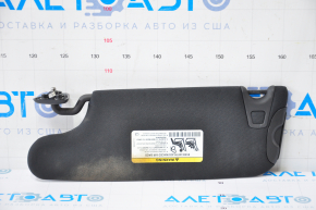Right visor Dodge Challenger 09-14 pre-rest, black, without backlight, without hook, for dry cleaning