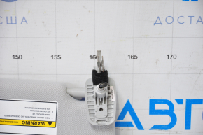 Left visor Jeep Compass 17-21 with backlight, gray, without hook, for dry cleaning, broken chip