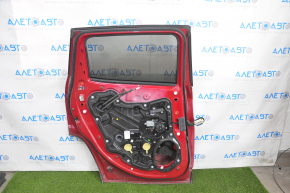 Door assembly rear left Jeep Compass 17- red PRM, bumpers