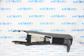 Console central armrest Audi A4 B9 17-19 black, leather, scratches