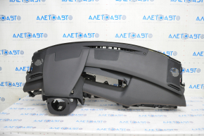 Torpedo front panel with AIRBAG Lexus UX200 UX250h 19- black with brown stitching
