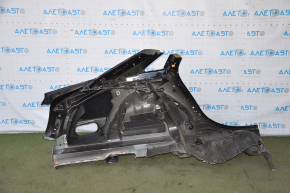 Quarter wing rear left Audi A4 B9 17- black, butt