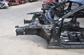 Front left quarter Audi A4 B9 17- on the body, black