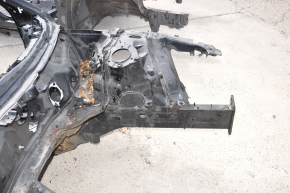 Front left quarter Audi A4 B9 17- on the body, black