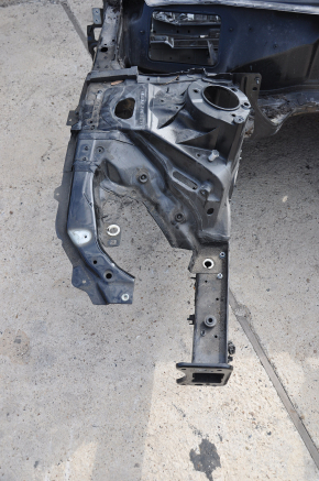 Front right quarter Audi A4 B9 17- on the body, black, pokes