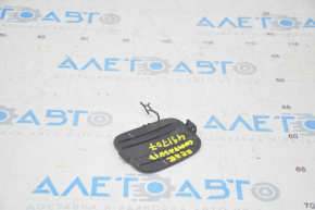 Jeep Compass 17 Rear Bumper Tow Hook Cap - Structure, Worn