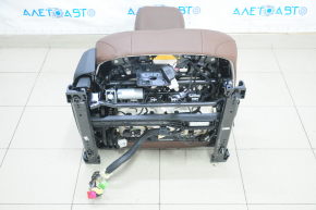Passenger seat Audi Q5 80A 18-24 with AIRBAG, leather brown, electric, heated, for dry cleaning