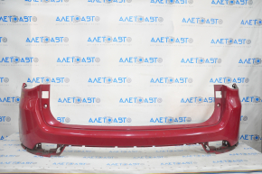 Rear bumper bare upper part Jeep Compass 17- red, break crepe