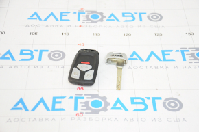 Key smart Audi A4 B9 17-type 1, 4 buttons, worn, scratches