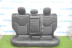 Rear row of seats 2nd row Jeep Compass 17- leather black, perforation