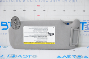 Right visor for Toyota Camry v70 18-24 gray, without hook