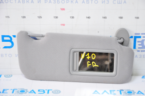 Right visor for Toyota Camry v70 18-24 gray, without hook
