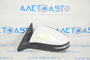 Side mirror left Toyota Highlander 14-19 12 pins, heated, turn signal, backlight, BSM, white