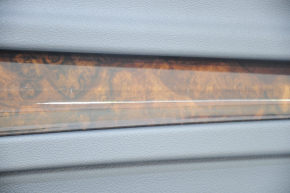 Door trim card rear right Audi Q5 80A 18-20 black, with wood insert, brown armrest, with tweeter, scratches