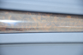 Door trim card front right Audi Q5 80A 18-20 black, with wood insert, brown armrest, scratches