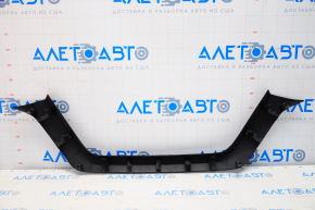 Front bumper molding upper Nissan Rogue 17- black