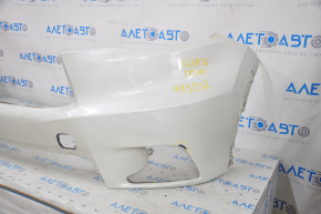 Front bumper bare Toyota Highlander 14-16 white, scratches