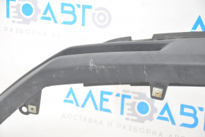 Front bumper lip Toyota Highlander 14-16 structure, pressed, scratches, break crepe, crack