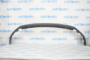 Front bumper lip Toyota Highlander 14-16 structure, pressed, scratches, break crepe, crack