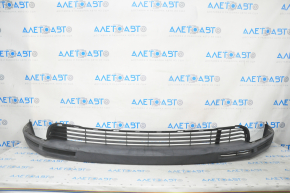 Front bumper lip Toyota Highlander 14-16 structure, pressed, scratches, break crepe, crack