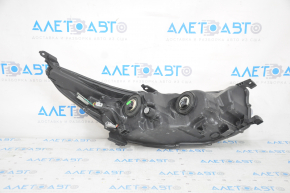 Headlight front left Toyota Highlander 14-16 bare, light, halogen, sand, for polishing